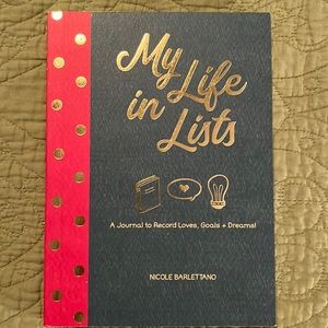 Get more organized, more Mindful! My Life in Lists book!